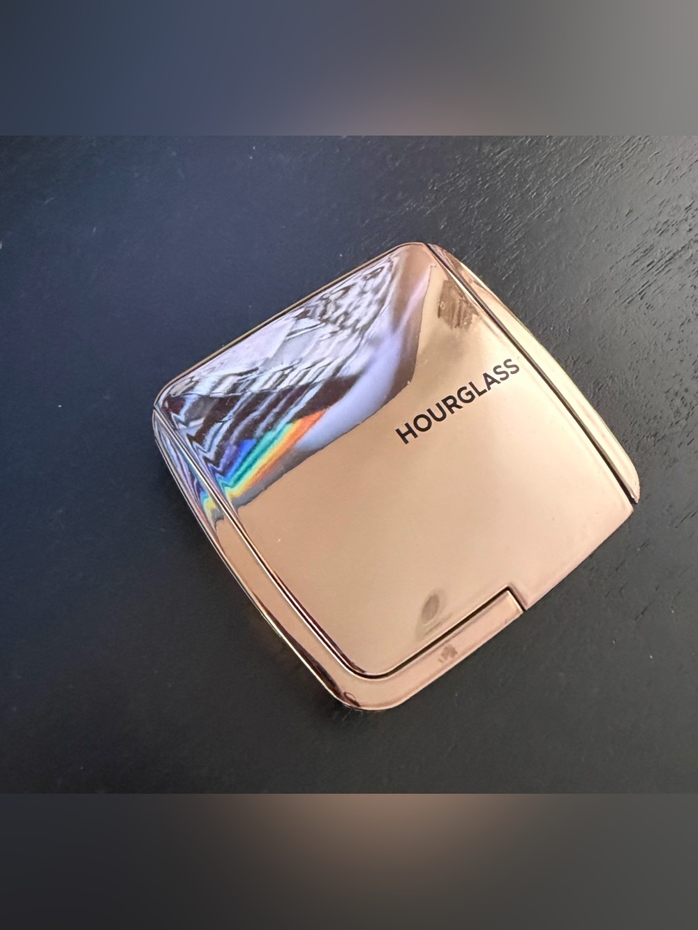 Hourglass Metallic Rose Gold Ambient Radiant Bronze Light Compact